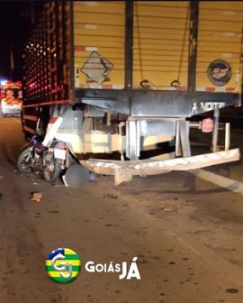 Imagem de Motociclista morre em acidente de trânsito em Morrinhos