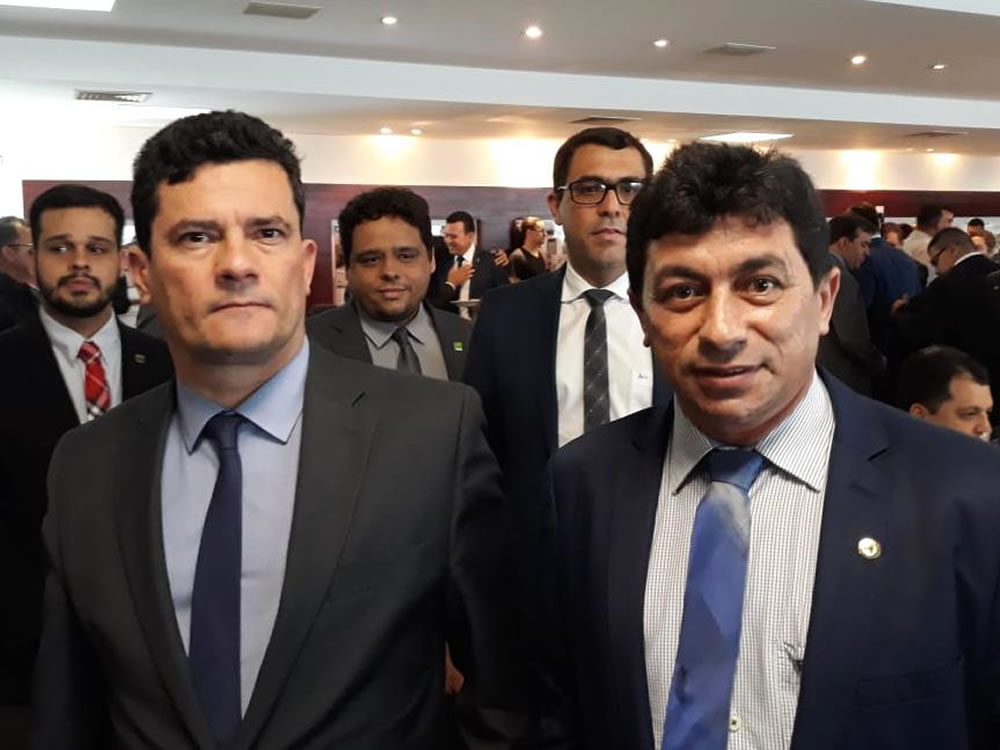 Imagem de Chico KGL acompanha visita do ministro Sérgio Moro à Goiânia