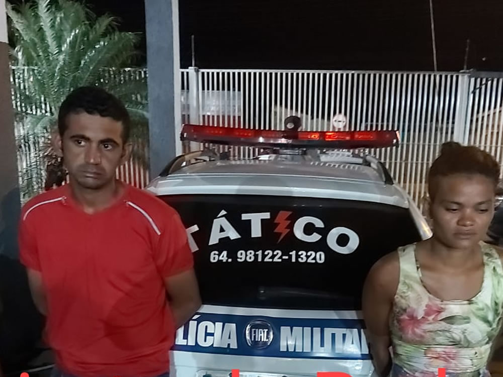 Imagem de PM prende casal suspeito de furto em comércio de Rio Verde