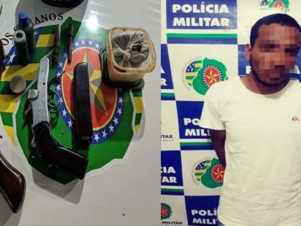 Imagem de Detento do semiaberto é preso com arma caseira em Rio Verde