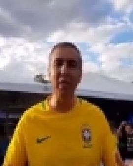 Imagem de Desesperado, Eliton faz pré-campanha até em jogo da Seleção Brasileira