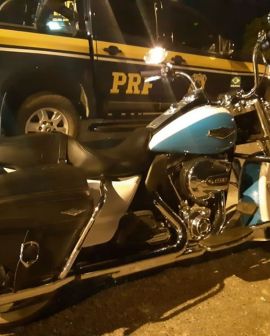 Imagem de Harley Davidson roubada em São Paulo é recuperada em Goiás
