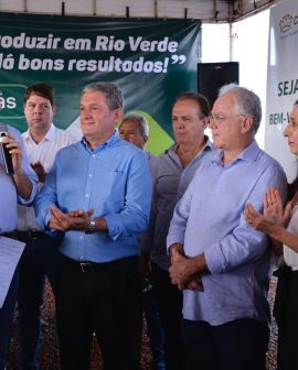 Imagem de Em Rio Verde, Caiado evita falar sobre Regime de Recuperação Fiscal