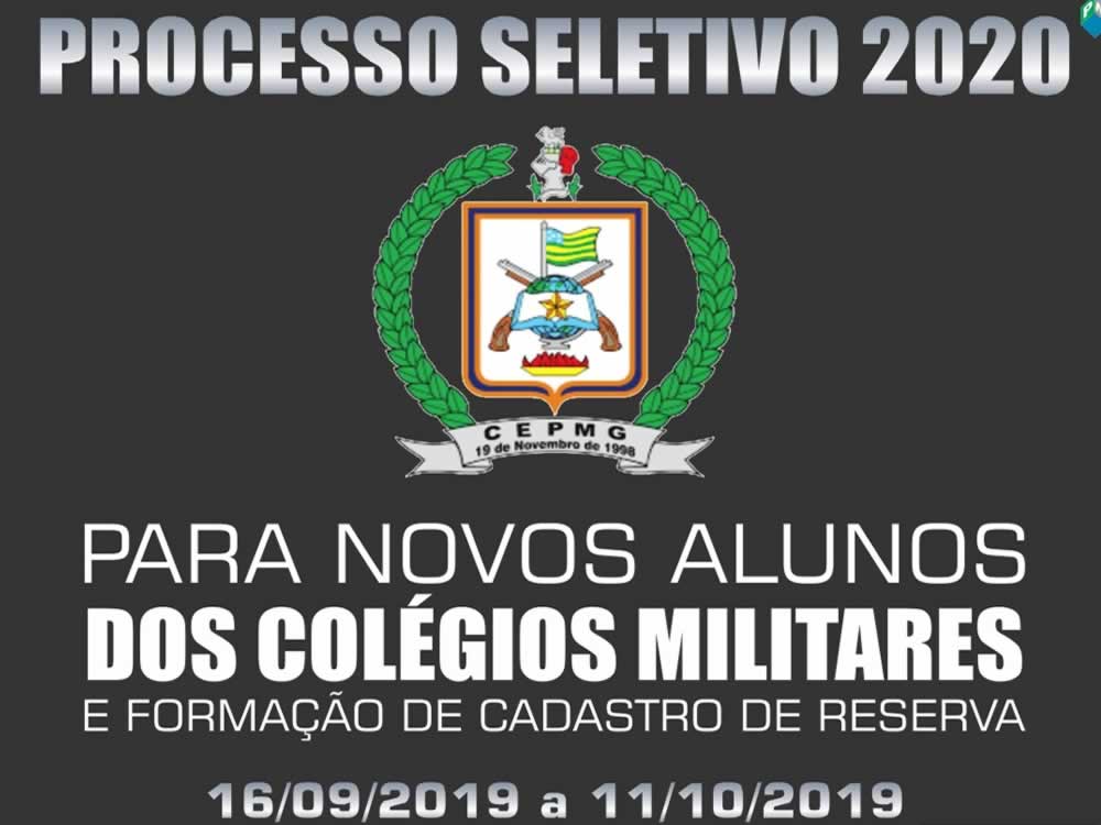 Imagem de Vão ser abertas as inscrições para o processo seletivo do Colégio Militar de Rio Verde