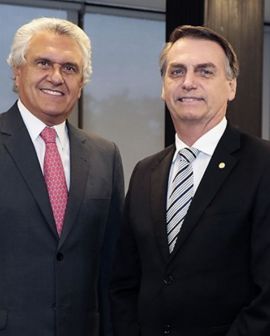 Imagem de Caiado convida Bolsonaro para evento Tecnoshow