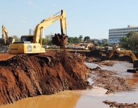 Imagem de Córrego do Sapo continua em obras