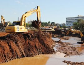 Imagem de Córrego do Sapo continua em obras