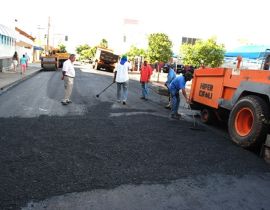 Imagem de Rua Joaquim Vaz recebe recapeamento