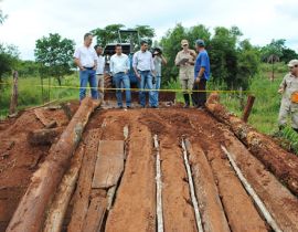 Imagem de Pontes da zona rural caem e deixam região isolada