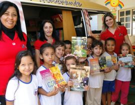 Imagem de Biblioteca Itinerante visita escolas