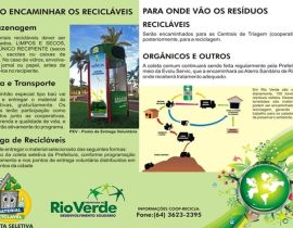 Imagem de Cooperativa faz reciclagem de lixo em Rio Verde