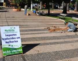 Imagem de Calçadão passa por reformas