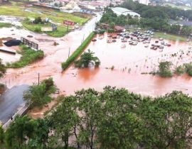 Imagem de Chuva forte provoca estragos em Rio Verde