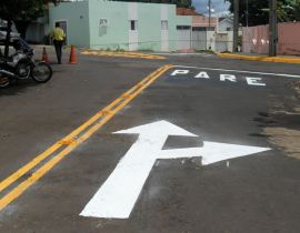 Imagem de SMT altera sinalização no Bairro Santo André