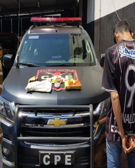 Imagem de Traficante preso em lava-jato no Pauzanes, em Rio Verde