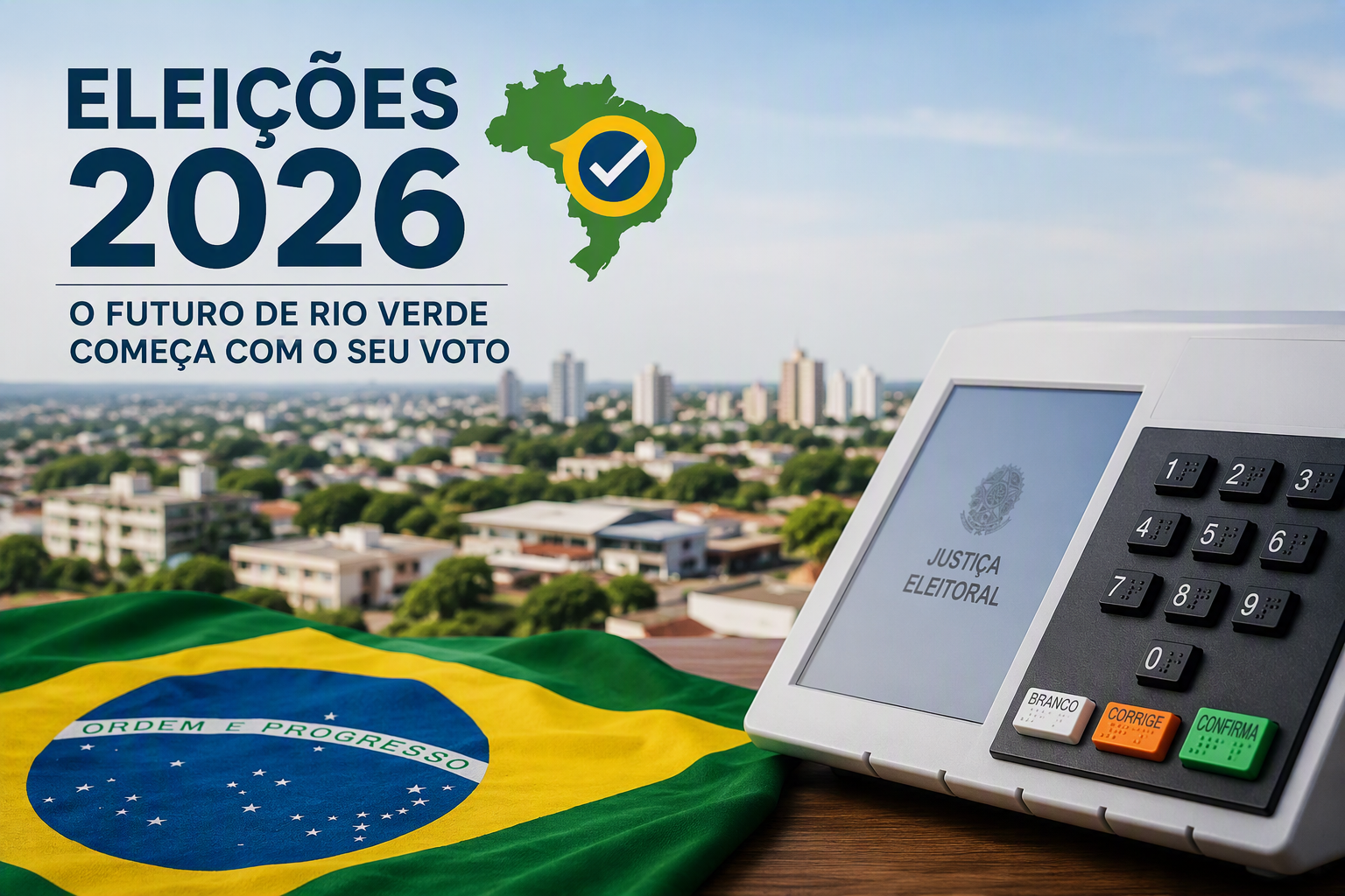 Imagem de Eleições 2026: o que o eleitor de Rio Verde precisa acompanhar antes de escolher seus candidatos