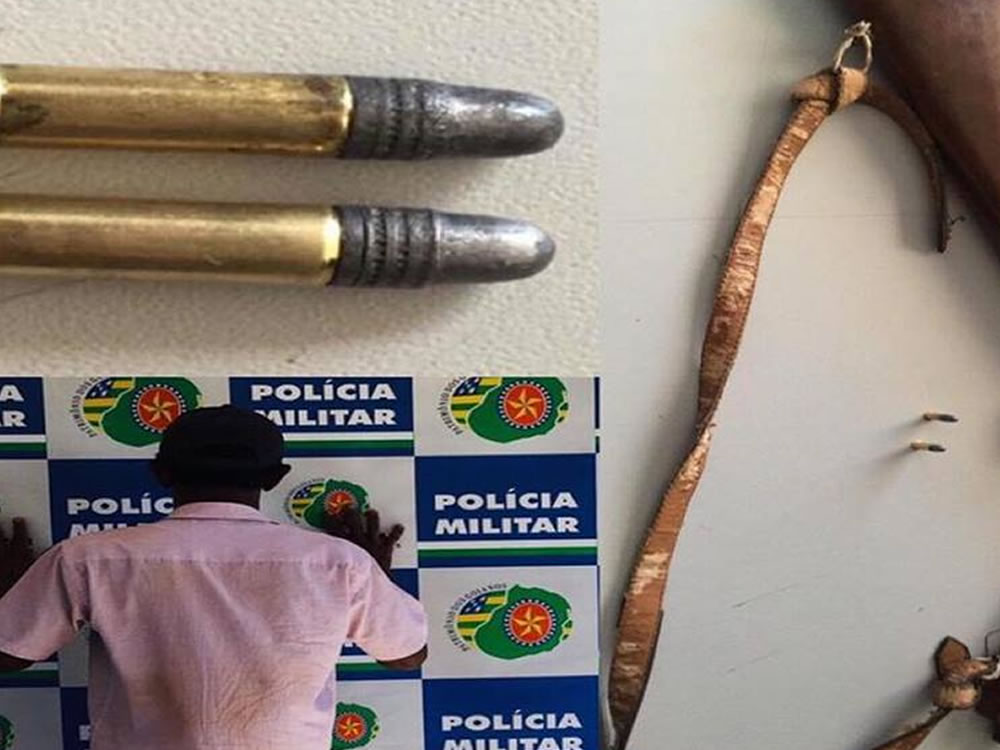 Imagem de Homem preso com arma em Montividiu