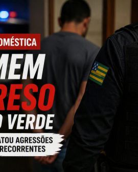 Imagem de Homem é preso suspeito de agredir e ameaçar companheira em Rio Verde