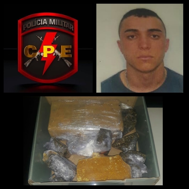 Imagem de CPE de Rio Verde prende indivíduo por tráfico de drogas