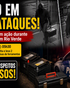 Imagem de Câmeras flagram furto em estabelecimento comercial e dois homens são conduzidos em Rio Verde