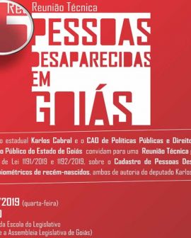 Imagem de Karlos Cabral promove reunião para discutir projetos sobre pessoas desaparecidas em Goiás