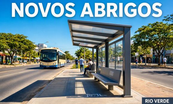 Imagem de Rio Verde prepara compra de 60 novos abrigos para pontos de ônibus
