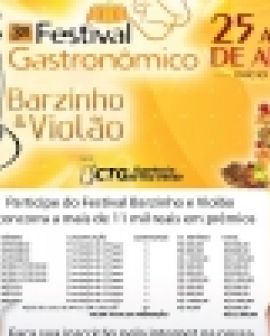 Imagem de Festival Barzinho e Violão com inscrições abertas