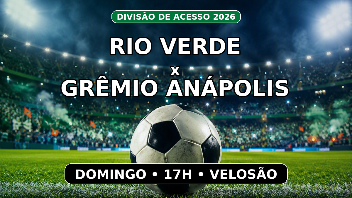 Imagem de Rio Verde recebe o Grêmio Anápolis de olho na terceira vitória seguida