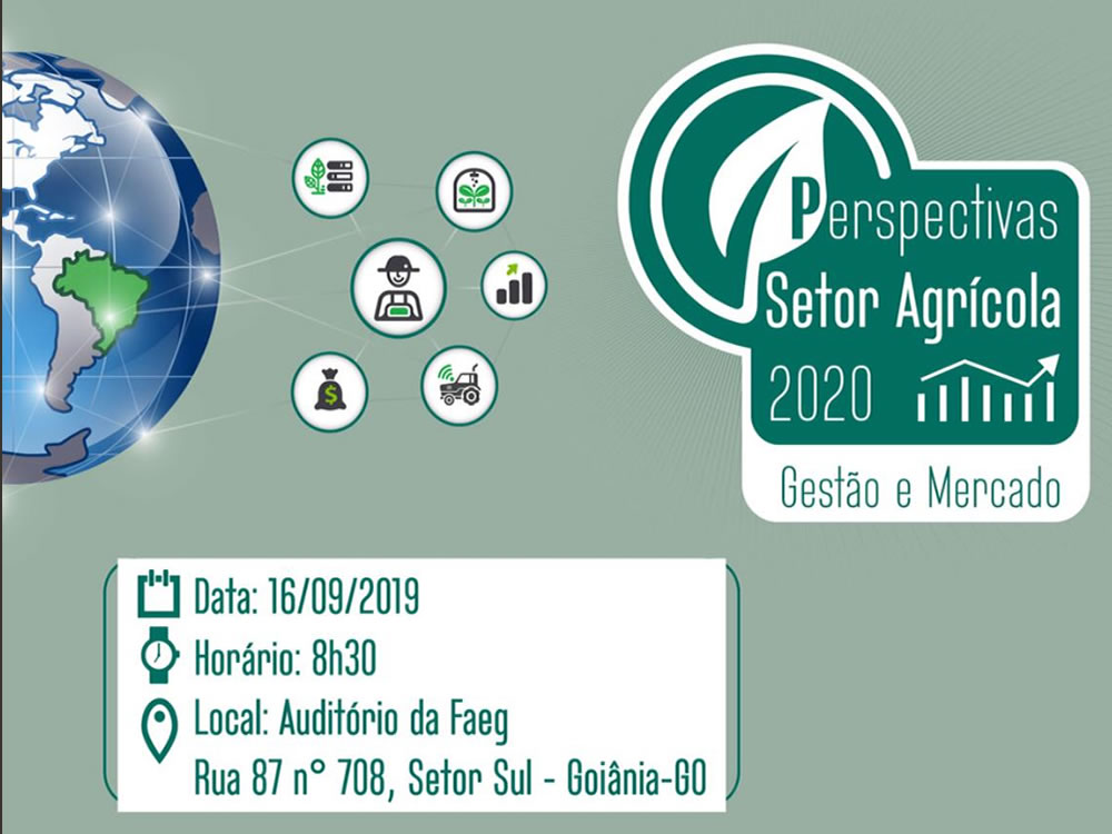 Imagem de O mercado de grãos e os impactos para a economia brasileira em 2020 serão temas de debate na Faeg