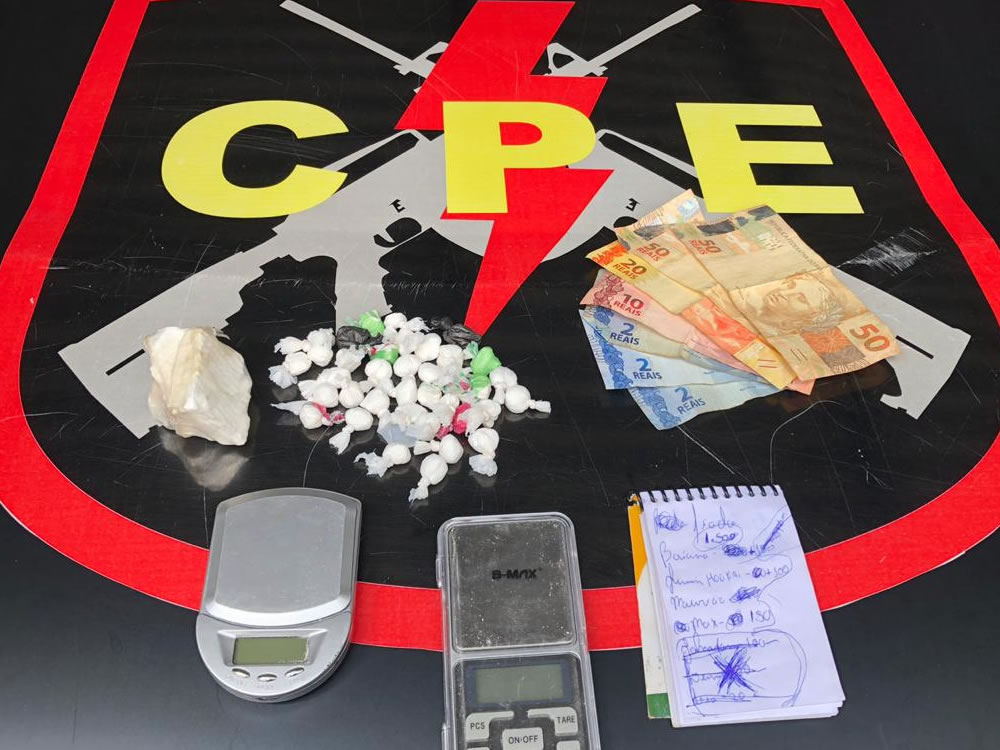 Imagem de Homem preso por tráfico no Jardim América, em Rio Verde