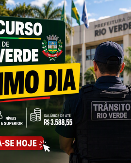 Imagem de Concurso da Prefeitura de Rio Verde encerra inscrições nesta segunda-feira