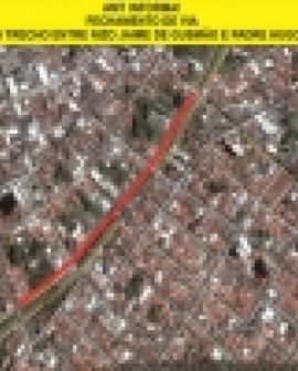 Imagem de Trecho da Alameda Barrinha interditado