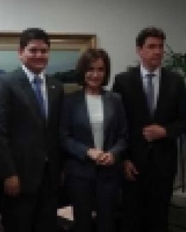 Imagem de Heuler participa de audiência no Banco de Desenvolvimento da América
