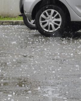 Imagem de Rio Verde tem chuva com granizo e ventania neste domingo