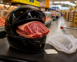 Imagem de Nem deu tempo de acender a churrasqueira: suspeito furta carne e acaba preso