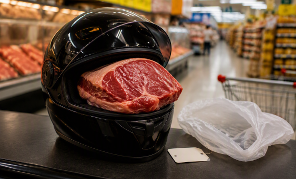 Imagem de Nem deu tempo de acender a churrasqueira: suspeito furta carne e acaba preso