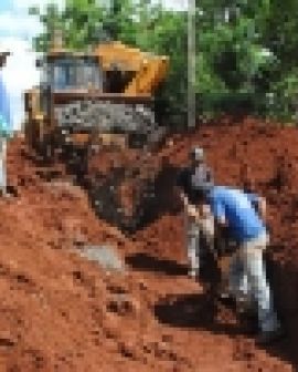 Imagem de Obras continuam no Bairro Serra Dourada