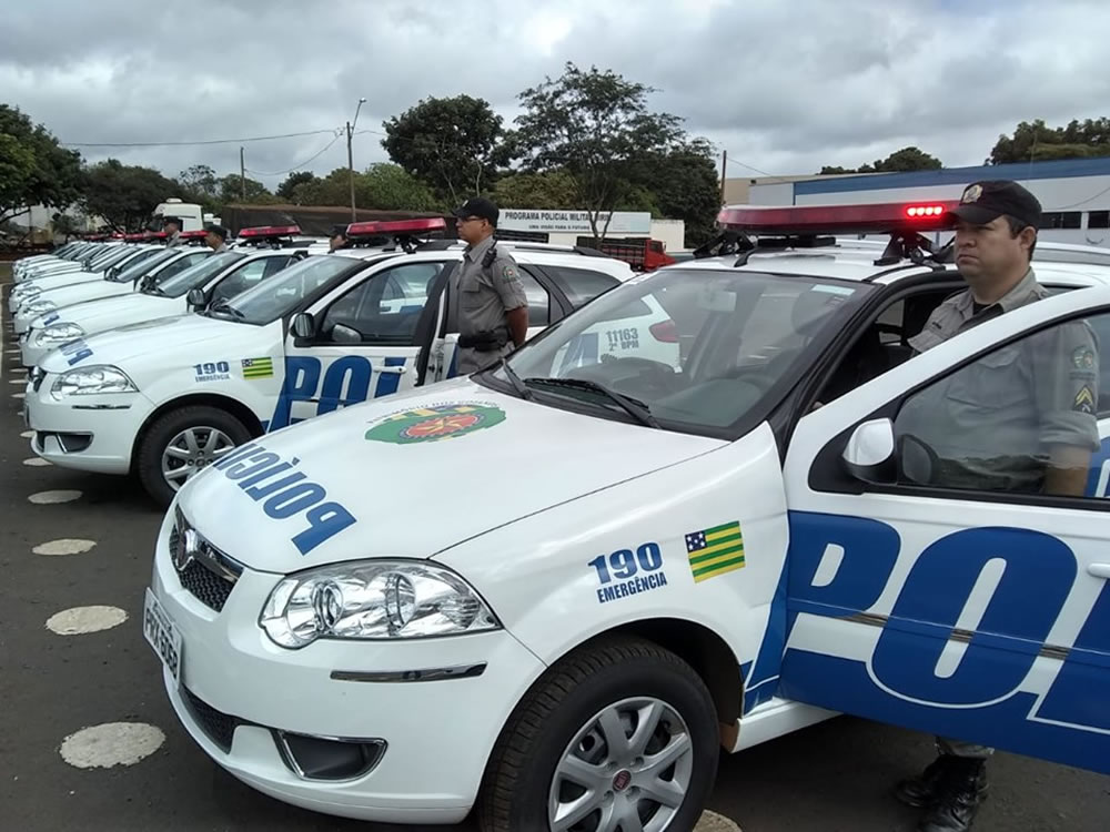 Imagem de Polícia Militar de Rio Verde recebe nova frota de viaturas