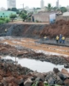 Imagem de Obras no Córrego do Sapo retomadas