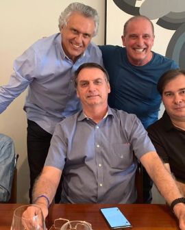 Imagem de Caiado almoça com Bolsonaro e tenta liberação de R$ 1,06 bi do orçamento federal