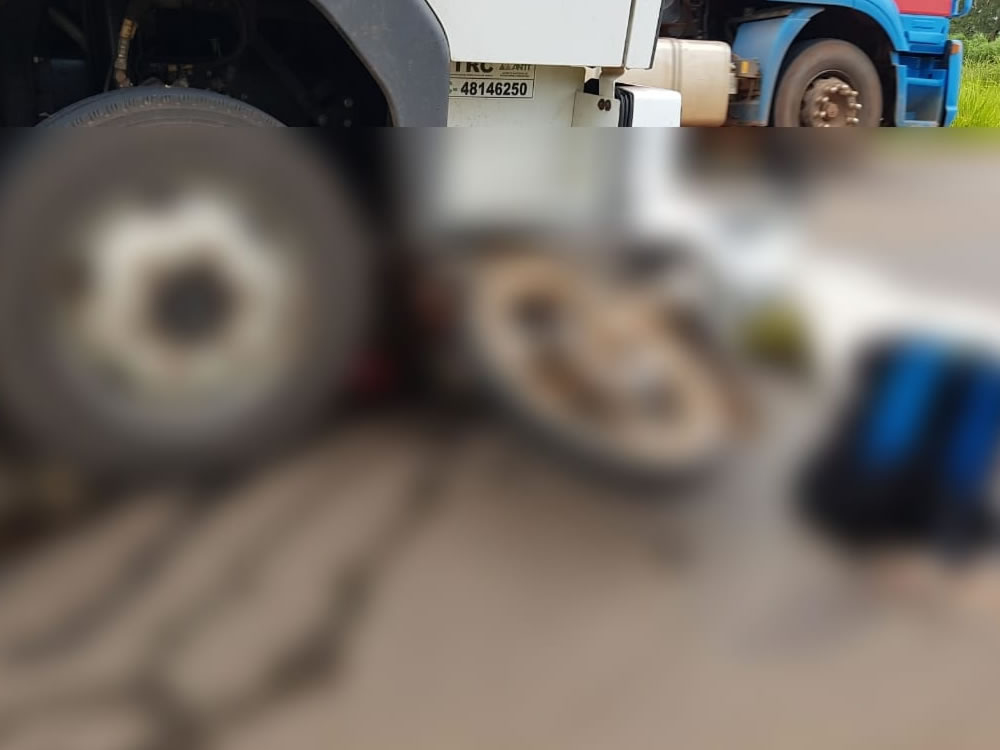 Imagem de Casal morre após se envolver em acidente com caminhão na BR-060