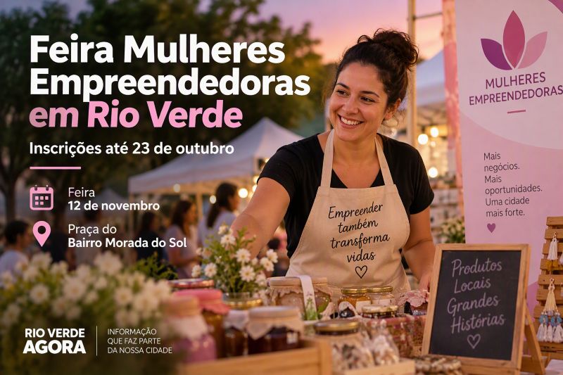 Imagem de Feira abre espaço para mulheres empreendedoras exporem e venderem em Rio Verde