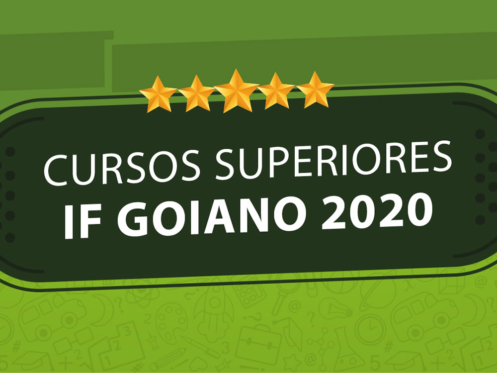 Imagem de IF Goiano de Rio Verde lança edital do Processo Seletivo 2020 dos cursos de graduação