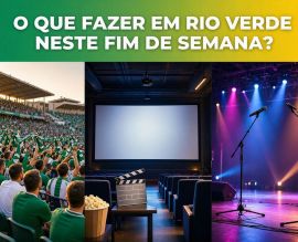 Imagem de Agenda do fim de semana em Rio Verde tem jogo do Verdão, cinema, música e conferência