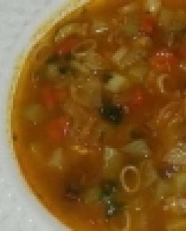 Imagem de Pavê & Comê: Sopa de macarrão e legumes
