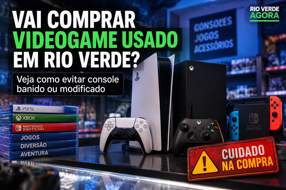 Imagem de Vai comprar videogame usado em Rio Verde? Veja os cuidados para evitar prejuízo
