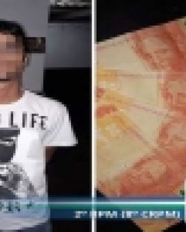 Imagem de PM prende suspeito com notas falsas, em Rio Verde