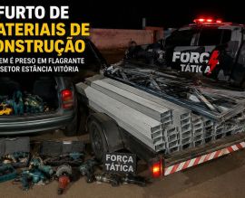 Imagem de Homem é preso suspeito de furtar materiais de construção em Rio Verde