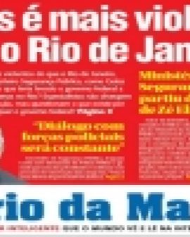 Imagem de Goiás é mais violento que o Rio de Janeiro