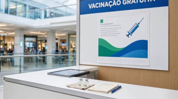 Imagem de Buriti Shopping recebe campanha gratuita de vacinação em Rio Verde com atendimento até domingo